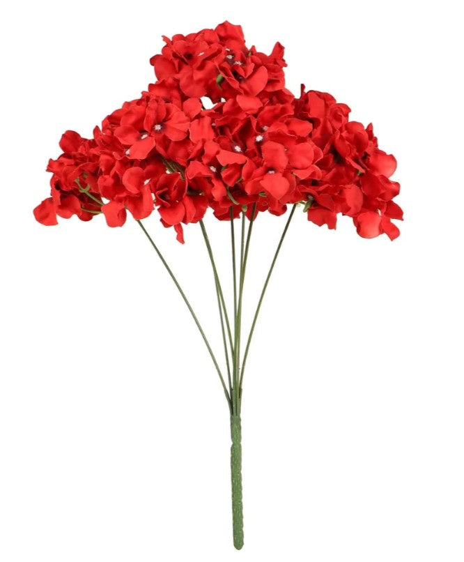 Accents Red Holla Berry French Hydrangea Artificial Flower