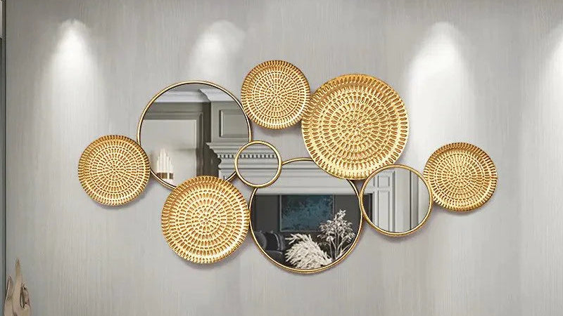 Accents Metal Wall Art Mirror E