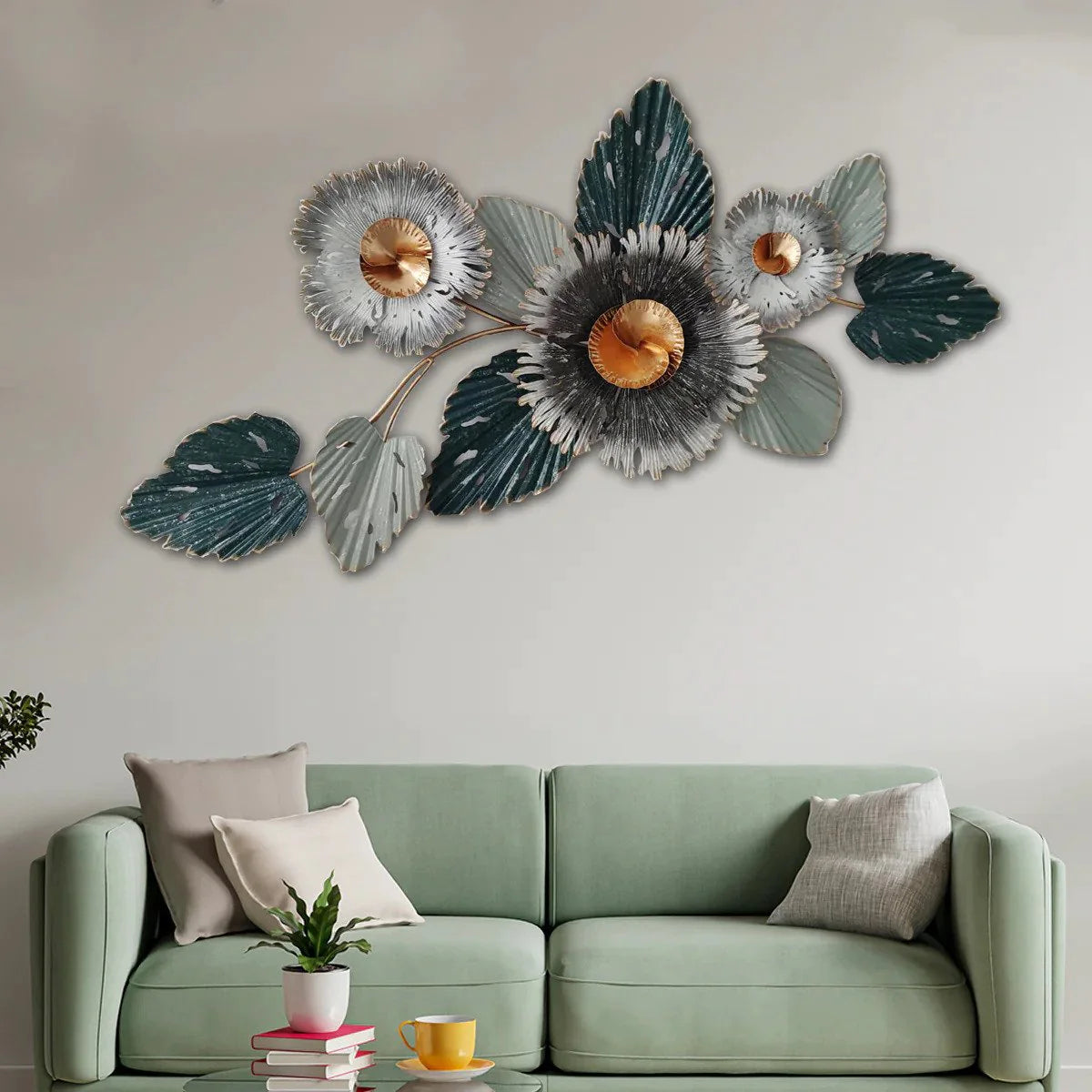Accents Wild Floral Metal Wall Art