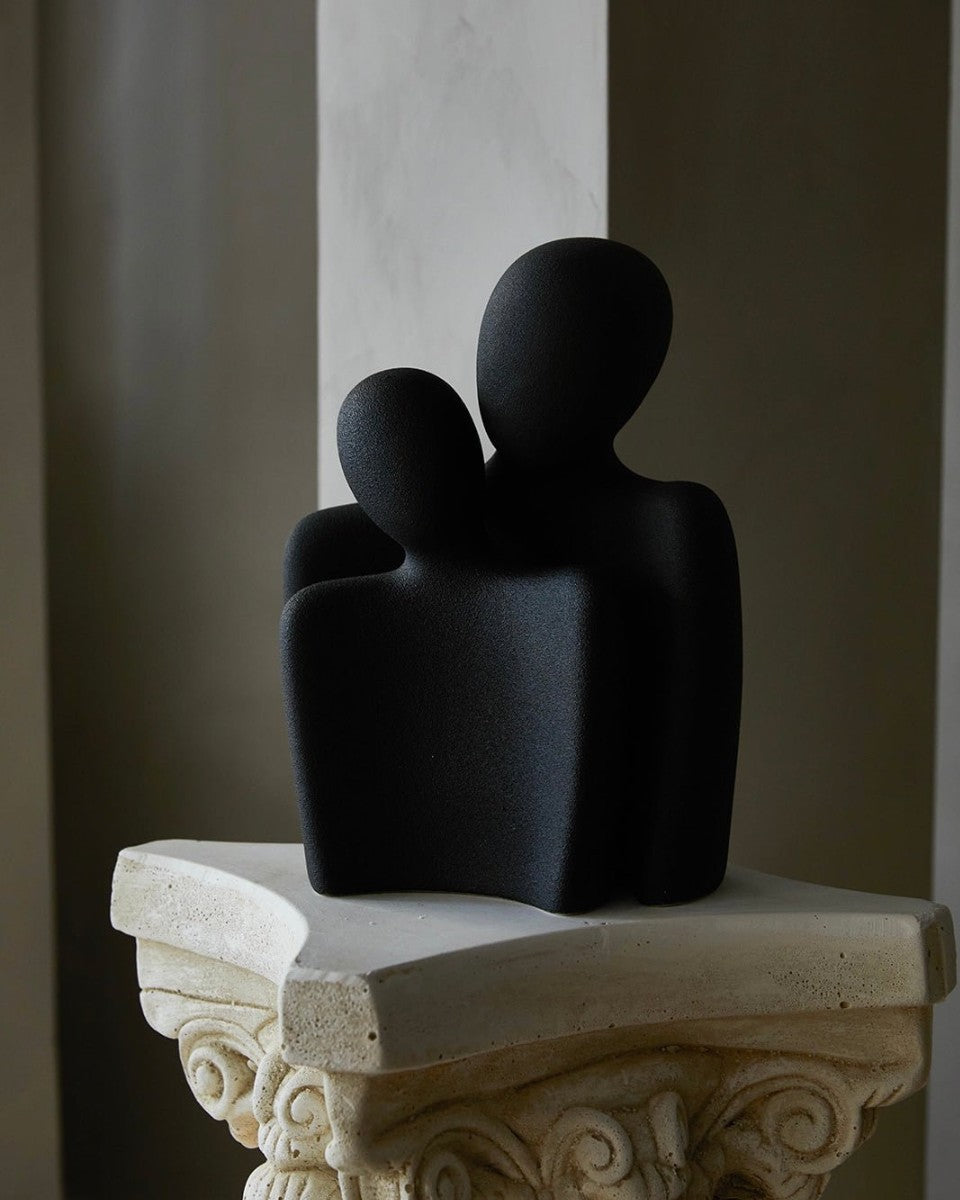 Accents Couple Home Decor H4" D5" (Black)