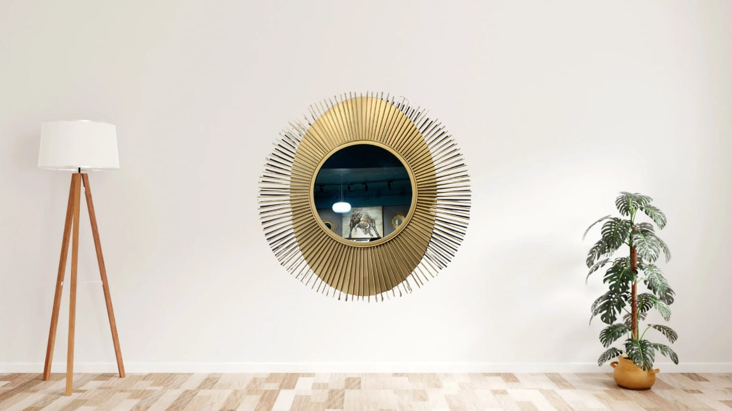 Golden Egg Accent Mirror