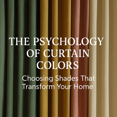 The Psychology of Curtain Colors: Choosing Shades That Transform Your Home