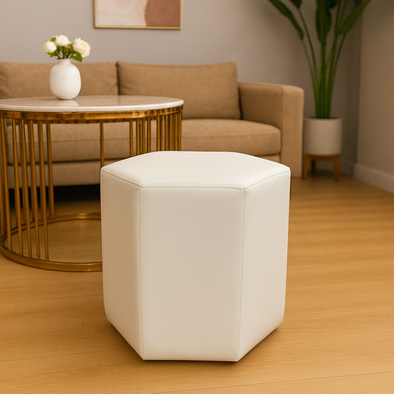 Hexagon Ottoman