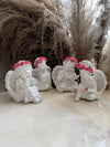 ANGEL SET OF 4 WITH RED BAND