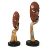 Accents Pair of Face Mask Showpiece