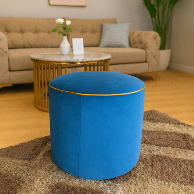 ACCENTS OTTOMAN BLUE