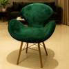 Lilly| Swan Chair - Gold Legs