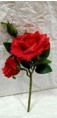 Accents Artificial Rose(Red) Flower Stick for Vase Pot 1 pc