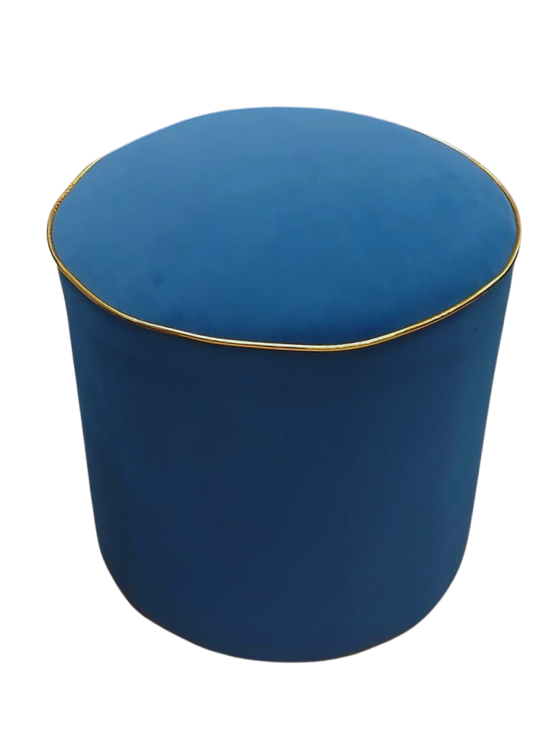 ACCENTS OTTOMAN BLUE