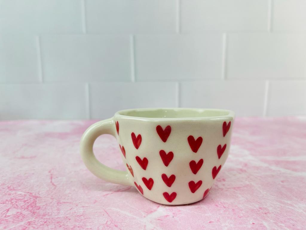 Accents Red Heart Coffee Mug