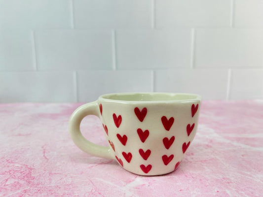 Accents Red Heart Coffee Mug