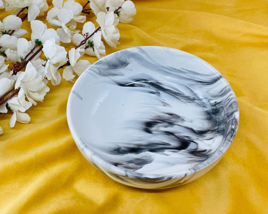 Accents 7.5" Marble Finish Salad Bowl