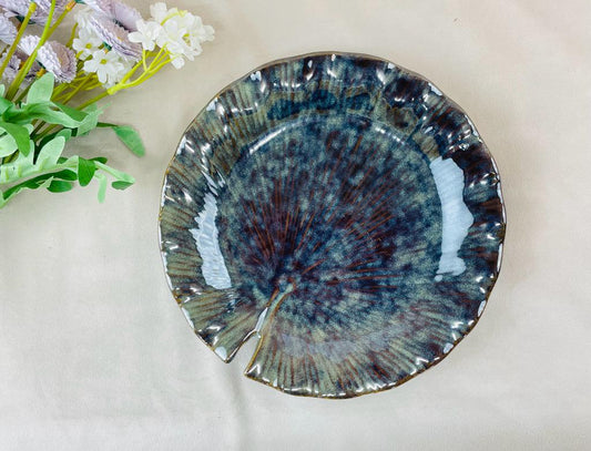 Accents 9" inches Accents Blue Colour Ceramic Bowl