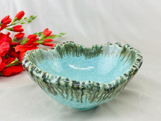 Accents 8" inches Ceramic Designer Serving Bowl