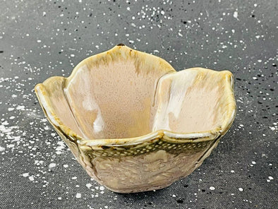 Accents 5.5" inches Flower Shaped Ceramic Serving Bowl