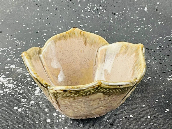 Accents 5.5" inches Flower Shaped Ceramic Serving Bowl