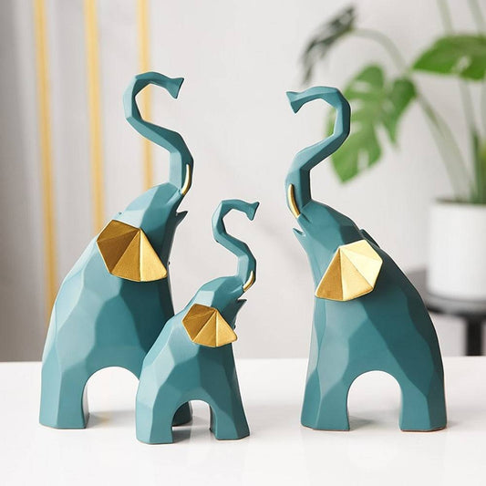 Accents Set of 3 Elephant showpiece