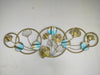 Accents Iron Modern Flower Ring Wall Art