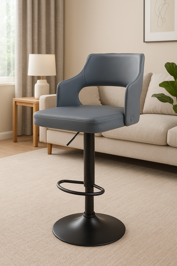ACCENTS BAR STOOL-GREY