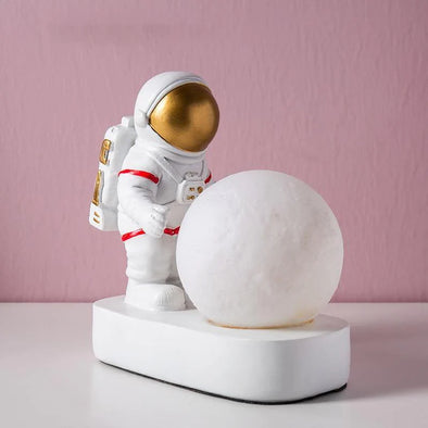 Accents The Astronaut Moon Lamp - H5" D5"