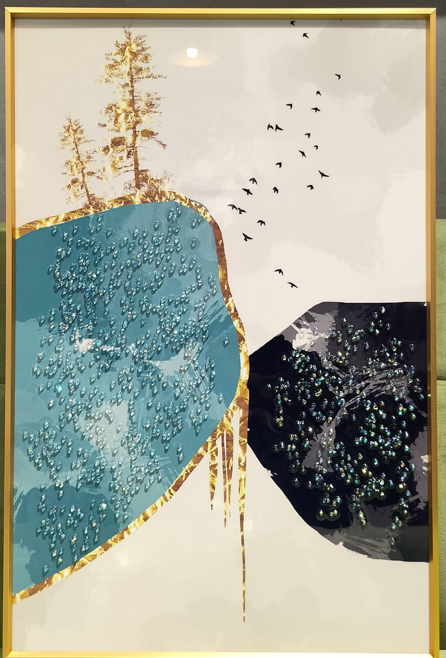 Accents Crystal Abstract Landscape Painting-A (40cm X 60cm)