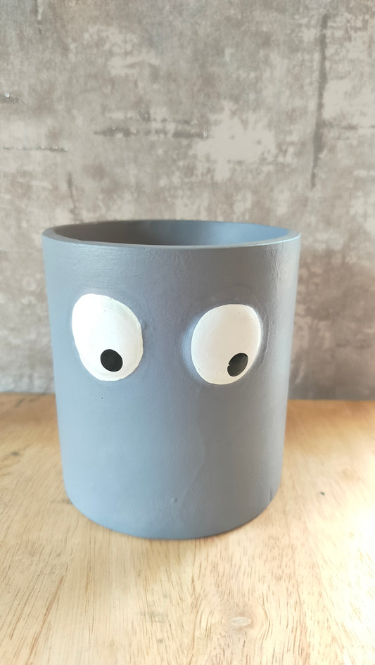 Accents Googly Eyes Pot in Sky blue colour