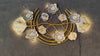 Accents Metal Flower and Ginkgo Design Wall Art