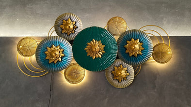 Accents Abstract Punched Disc Wall Decor