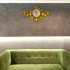 Accents Metal Wall Clock Star Design