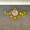Accents Metal Wall Clock Star Design