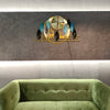 Accents Premium Deer Metal Wall Clock Decor