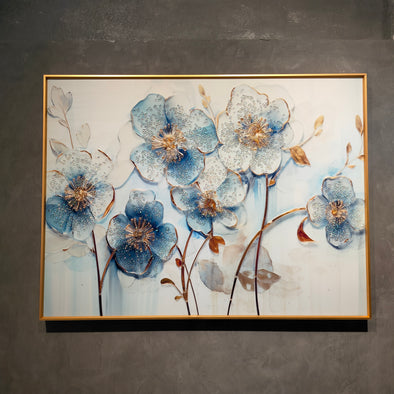 Accents Crystal Flower Painting (60cm X 80cm)