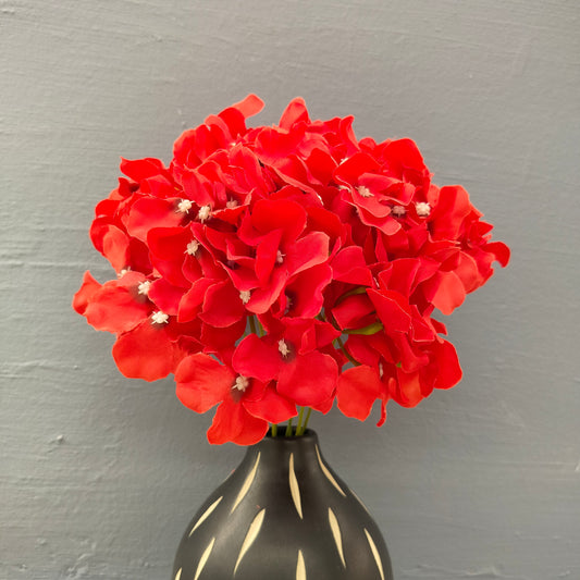 Accents Red Holla Berry French Hydrangea Artificial Flower