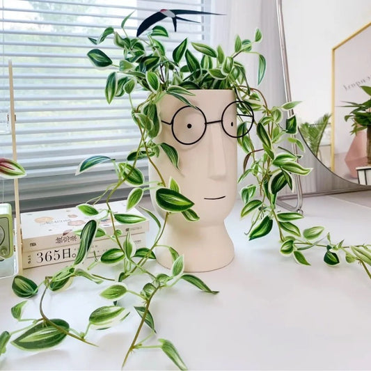 Accents - Face Planter with Glasses (H7.5' D4.5'')