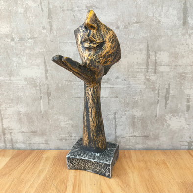 Accents Modern Art Half Face Statue Handicraft Showpiece
