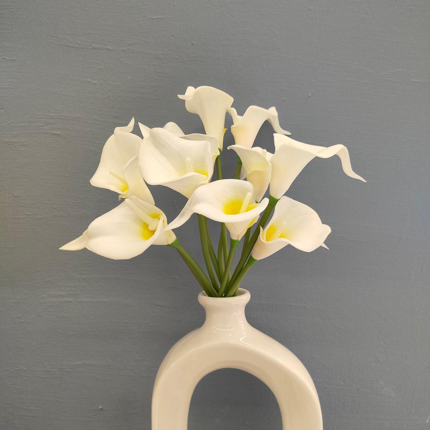 Accents Artificial Decorative Real Touch Mini Calla Lily Flower