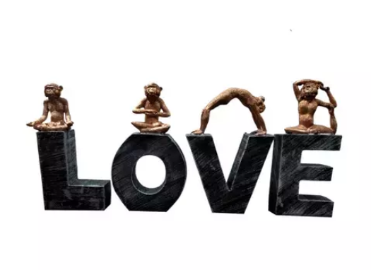 Accents Love Set with Statue Decorative