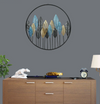 Accents Metal Multicolour Leaf Design Wall Art