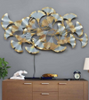Accents Iron White Iron Jingo Leaf Metal Wall Art