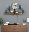 Accents Premium Deer Metal Wall Clock Decor