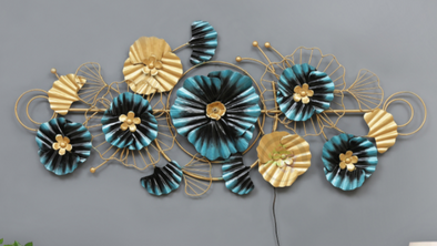 Accents Metal Leaf Wall Art