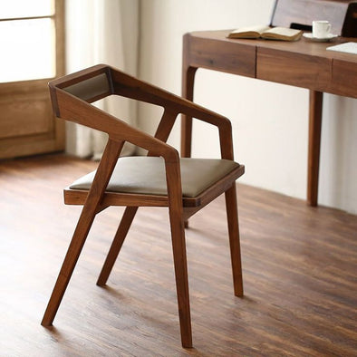 ACCENTS MODERN TEAK WOOD CHAIR