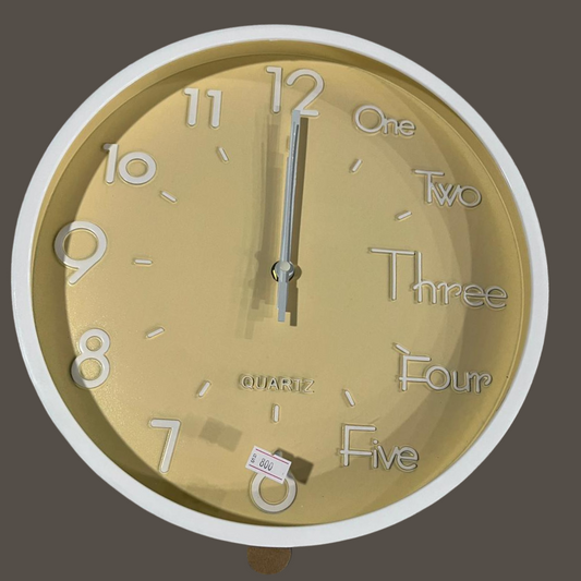 ACCENTS CLOCK-C0123