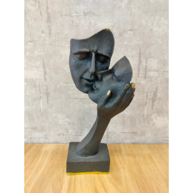 Accents Modern Art Face Sculpture