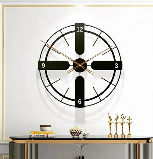 Accents Metal Wall Clock