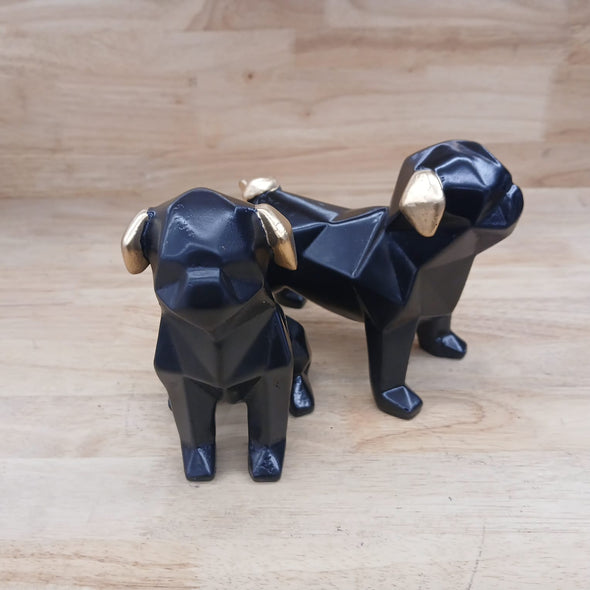 ACCENTS DOG SET OF 2-PAIR