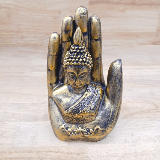 ACCENTS HAND BUDDHA SILVER