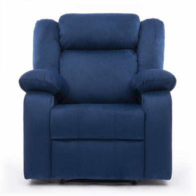 ACCENTS RECLINER SOFA-BLUE