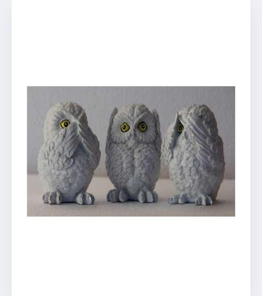 OWL SET OF 3 BIG