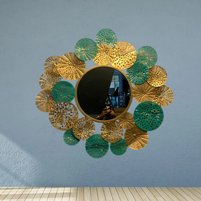 Flower Metal Wall Mirror